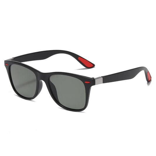 Skinny Square Frame Polarized Sunglasses