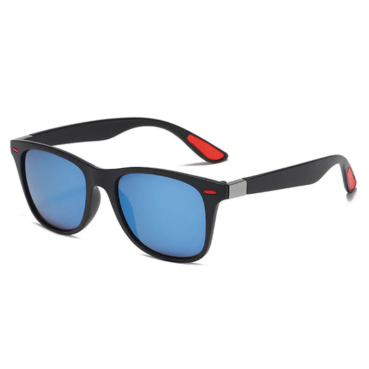 Skinny Square Frame Polarized Sunglasses
