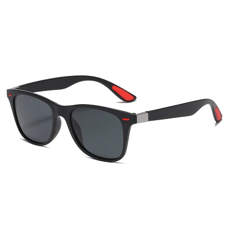 Skinny Square Frame Polarized Sunglasses