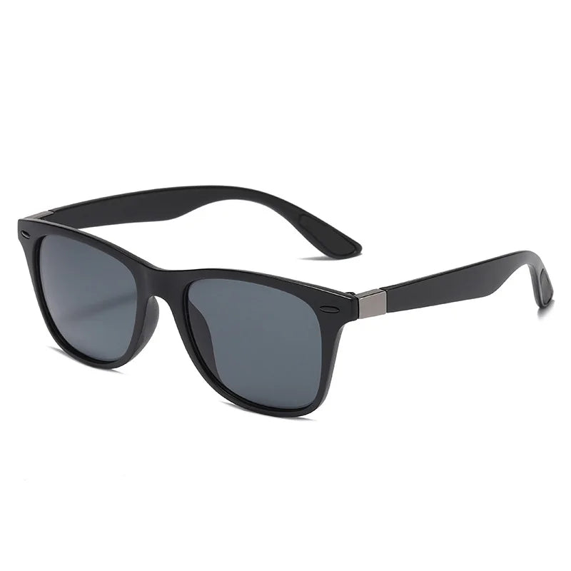 Skinny Square Frame Polarized Sunglasses
